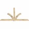 Ekena Millwork Redmond Rough Sawn Timber Gable Bracket, Douglas Fir, 72"W x 48"H x 2"D x 4"F, 16/12 Pitch GBW072X48X0204RED00RDF - alternate 2